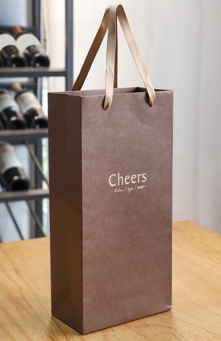 精緻奢華禮品袋 (紅色/咖啡色)