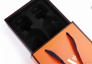 橘色線條 雙入禮盒