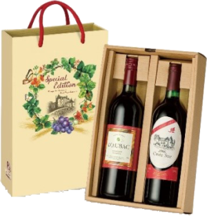 米色花圈 雙入禮盒